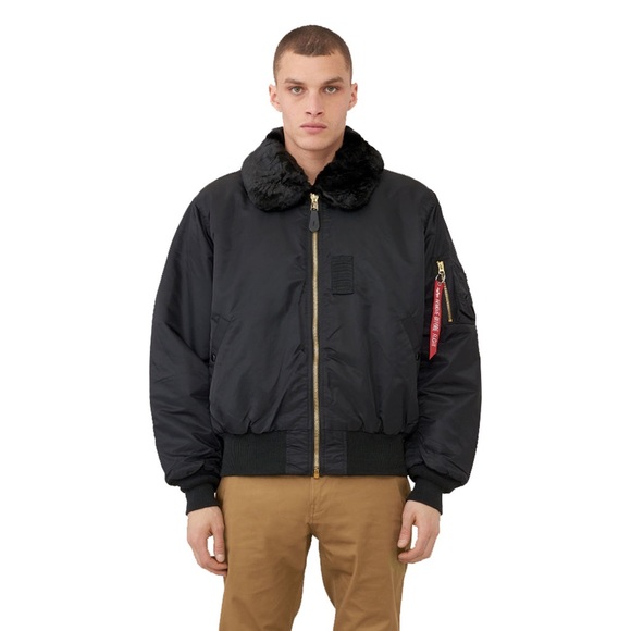 Alpha Industries Men´s Black B-15 Flight Jacket - Jackets
